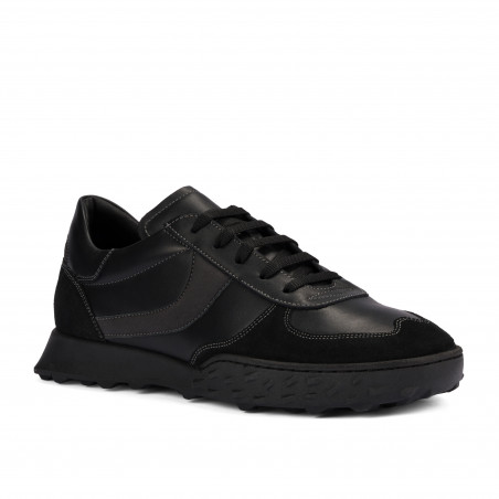 Zapatillas deportivas hombre 9001 negro combinado