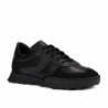 Zapatillas deportivas hombre 9001 negro combinado
