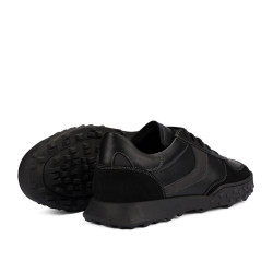 Zapatillas deportivas hombre 9001 negro combinado