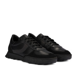 Zapatillas deportivas hombre 9001 negro combinado