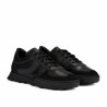 Zapatillas deportivas hombre 9001 negro combinado