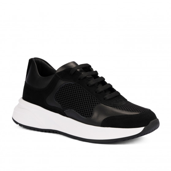 Zapatillas deportivas mujer 6098 negro combinado