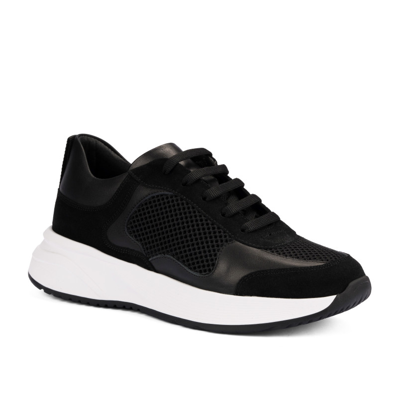 Zapatillas deportivas mujer 6098 negro combinado