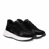 Zapatillas deportivas mujer 6098 negro combinado