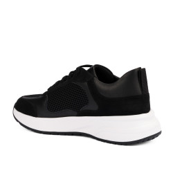 Zapatillas deportivas mujer 6098 negro combinado