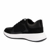 Zapatillas deportivas mujer 6098 negro combinado