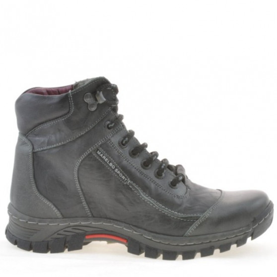 Botines adolescentes 479 negro+gris