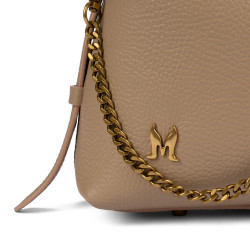 Bolso de mano para mujer 037g nude