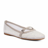 Bailarinas mujer 1369 blanco combinado