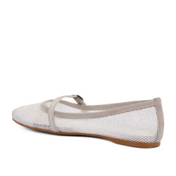 Bailarinas mujer 1369 blanco combinado