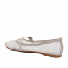 Bailarinas mujer 1369 blanco combinado