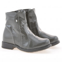 Botas para niños pequeños 28c charol gris