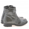 Botas para niños pequeños 28c charol gris