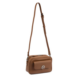 Bolso de mujer de hombro 014g 01 biz marrón