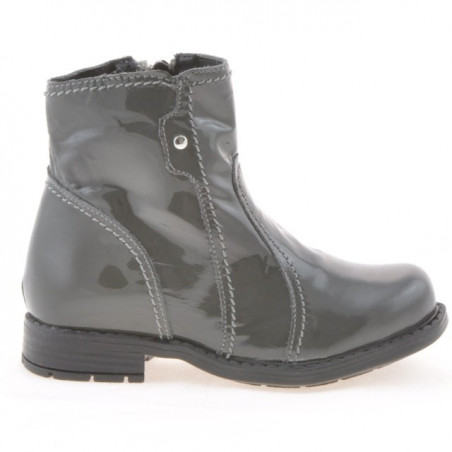 Botas para niños pequeños 28c charol gris