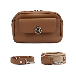 Bolso de mujer de hombro 014g 01 biz marrón