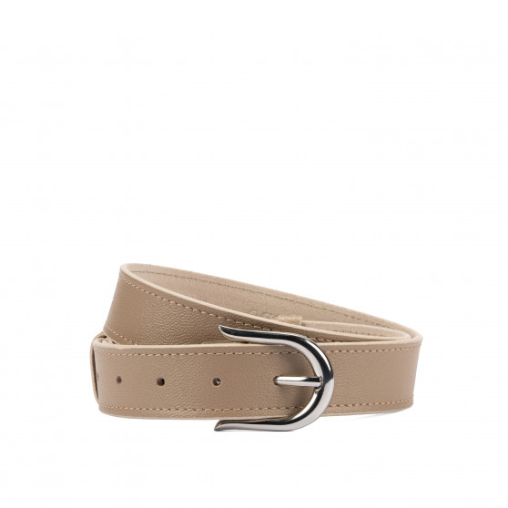 Cinturón de mujer 46-1mc beige