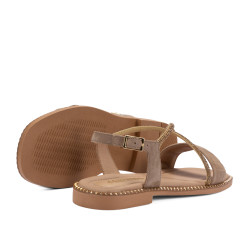 Sandalias de mujer 5127 arena combinada