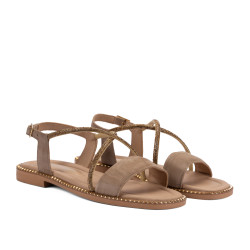 Sandalias de mujer 5127 arena combinada