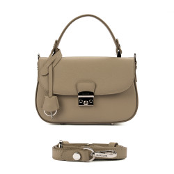 Bolso de mano para mujer 022g 01 gris claro