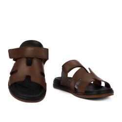 Sandalias hombre 367 café