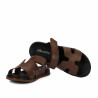 Sandalias hombre 367 café