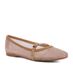 Bailarinas de mujer 1369 beige combinado