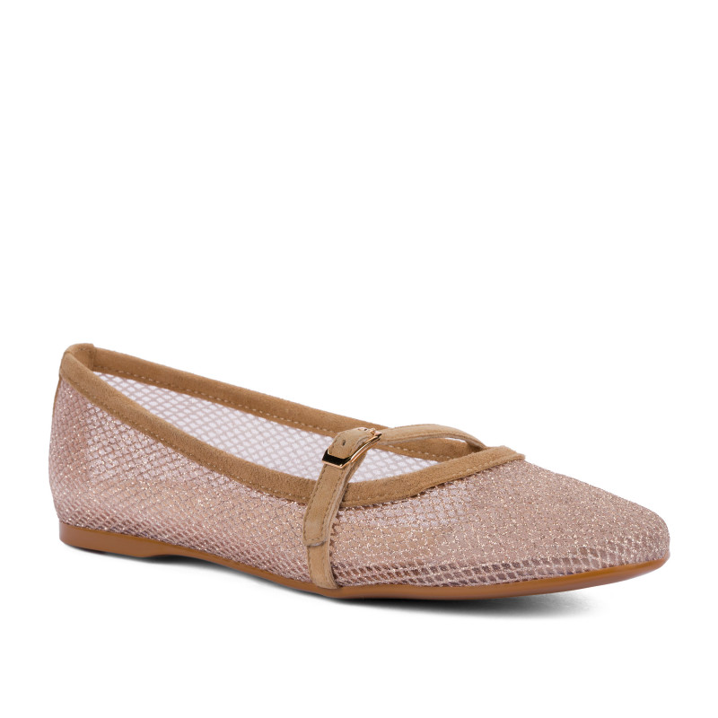 Bailarinas de mujer 1369 beige combinado