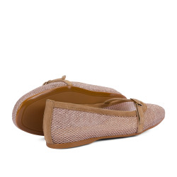 Bailarinas de mujer 1369 beige combinado
