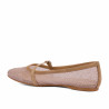 Bailarinas de mujer 1369 beige combinado