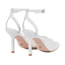 Sandalias de mujer 1370 blanco combinado