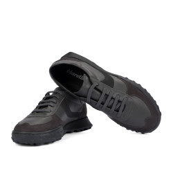 Zapatillas deportivas para hombres 9001 gris combinado