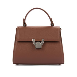 Bolso de mujer de hombro 032g 01 coñac
