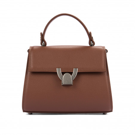 Bolso de mujer de hombro 032g 01 coñac