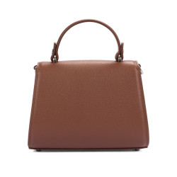 Bolso de mujer de hombro 032g 01 coñac