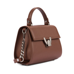 Bolso de mujer de hombro 032g 01 coñac
