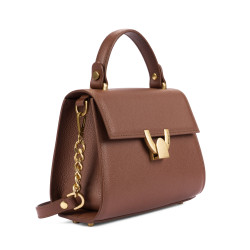 Bolso de hombro para mujer 032g coñac