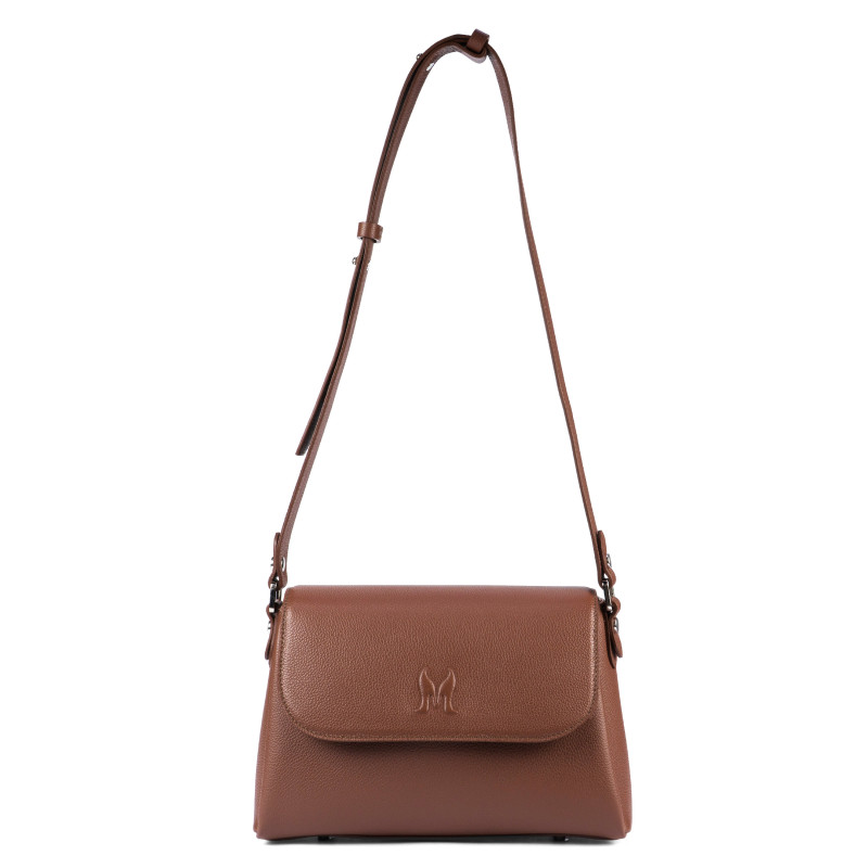 Bolso de mujer de hombro 040g 01 biz cognac