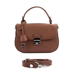 Bolso de mano de mujer 022g 01 coñac