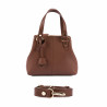 Bolso de mujer de hombro 004-1g coñac