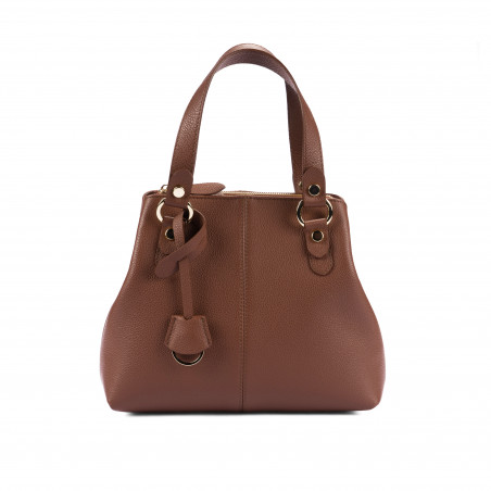 Bolso de mujer de hombro 004-1g coñac