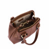 Bolso de mujer de hombro 004-1g coñac
