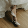 Sandalias de mujer 1370 blanco combinado