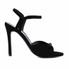 Sandalias de mujer 1365 negro terciopelo