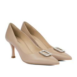 Zapatos elegantes de mujer 1318 beige
