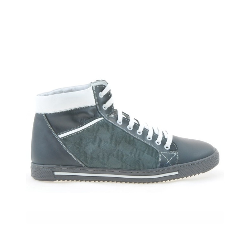 Botas hombre 467 gris+blanco