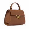 Bolso de mujer de hombro 032g marrón dorado