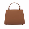 Bolso de mujer de hombro 032g marrón dorado