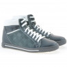 Botas hombre 467 gris+blanco