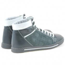 Botas hombre 467 gris+blanco